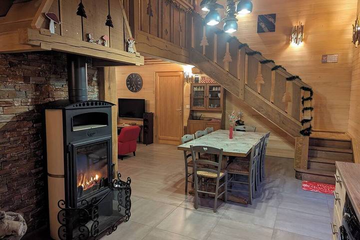 Chalet pour 8 personnes, avec jardin et terrasse