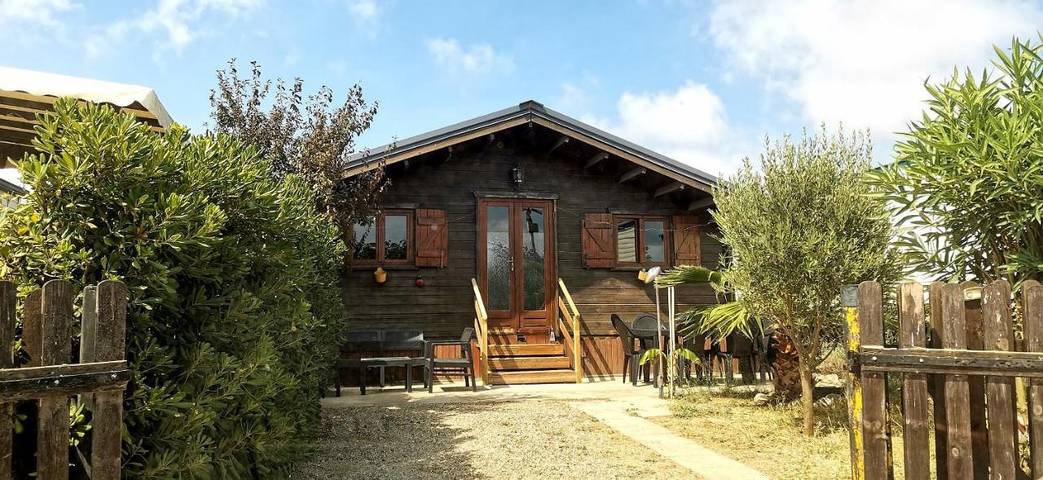 Camping para 5 personas, con Terraza y Jardín además de Piscina y Vistas al lago en Sigean