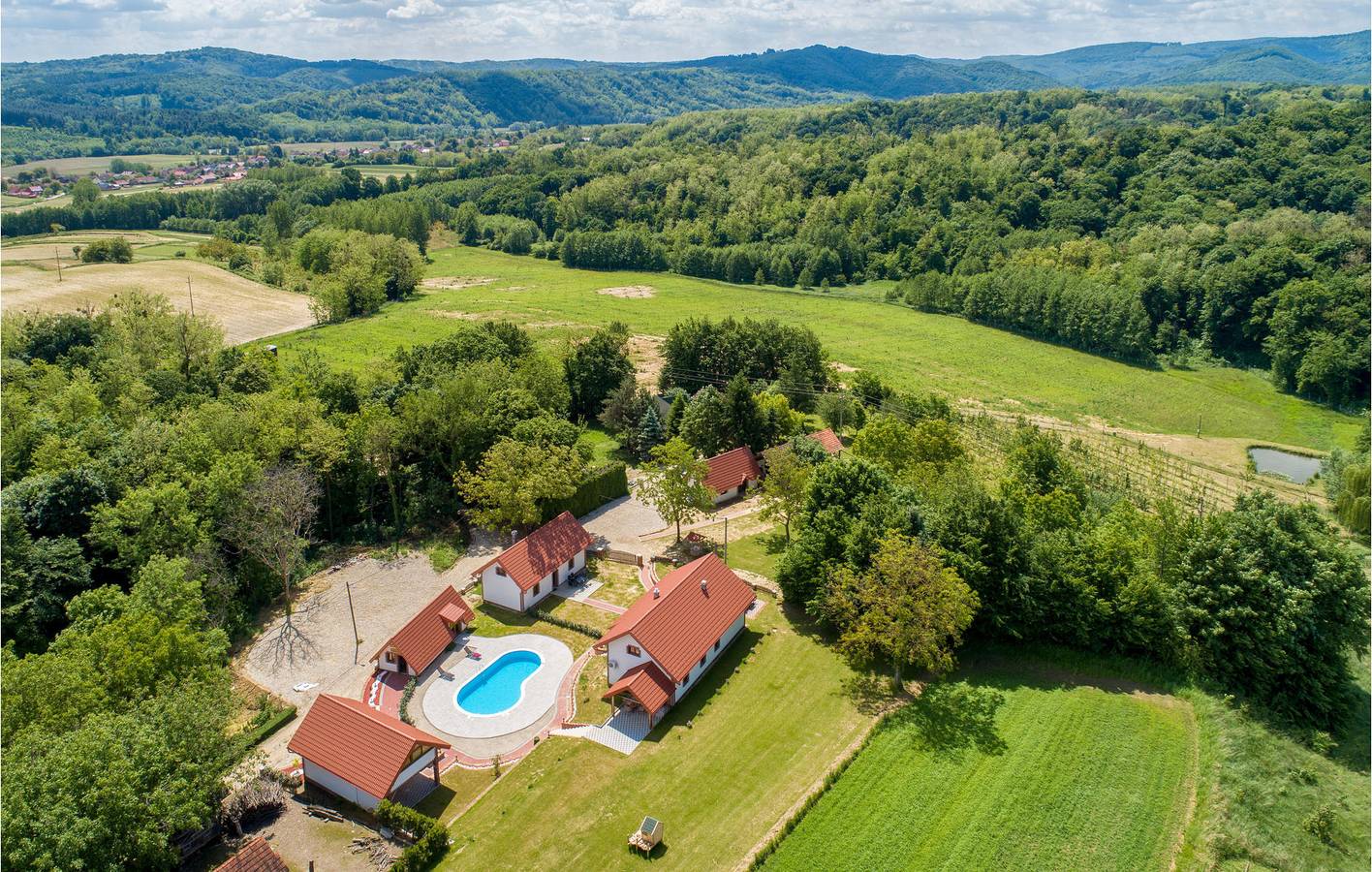 Ferienhaus für 20 Personen mit Ausblick in Varazdin
