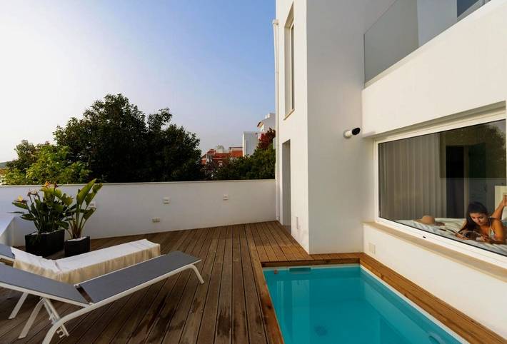 Casa rural para 6 personas, con vistas además de balcón y piscina en Silves - 3