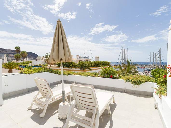 Ferienwohnung für 5 Personen, mit Balkon und Ausblick, kinderfreundlich in Puerto de Mogan