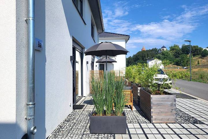 Ferienwohnung für 2 Personen, mit Terrasse und Garten in Muldestausee