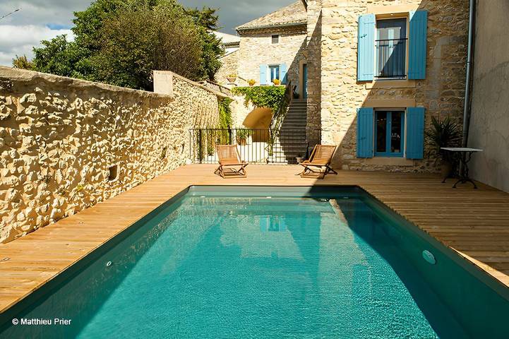 Gîte pour 4 personnes, avec piscine