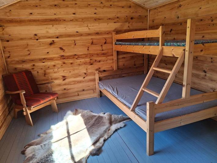 Camping für 3 Personen, mit Garten und Ausblick sowie Seeblick und Balkon in Süd-Norwegen - 4