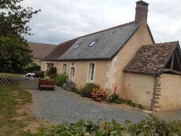 Maison de vacances pour 5 personnes, avec vue et jardin dans la Sarthe