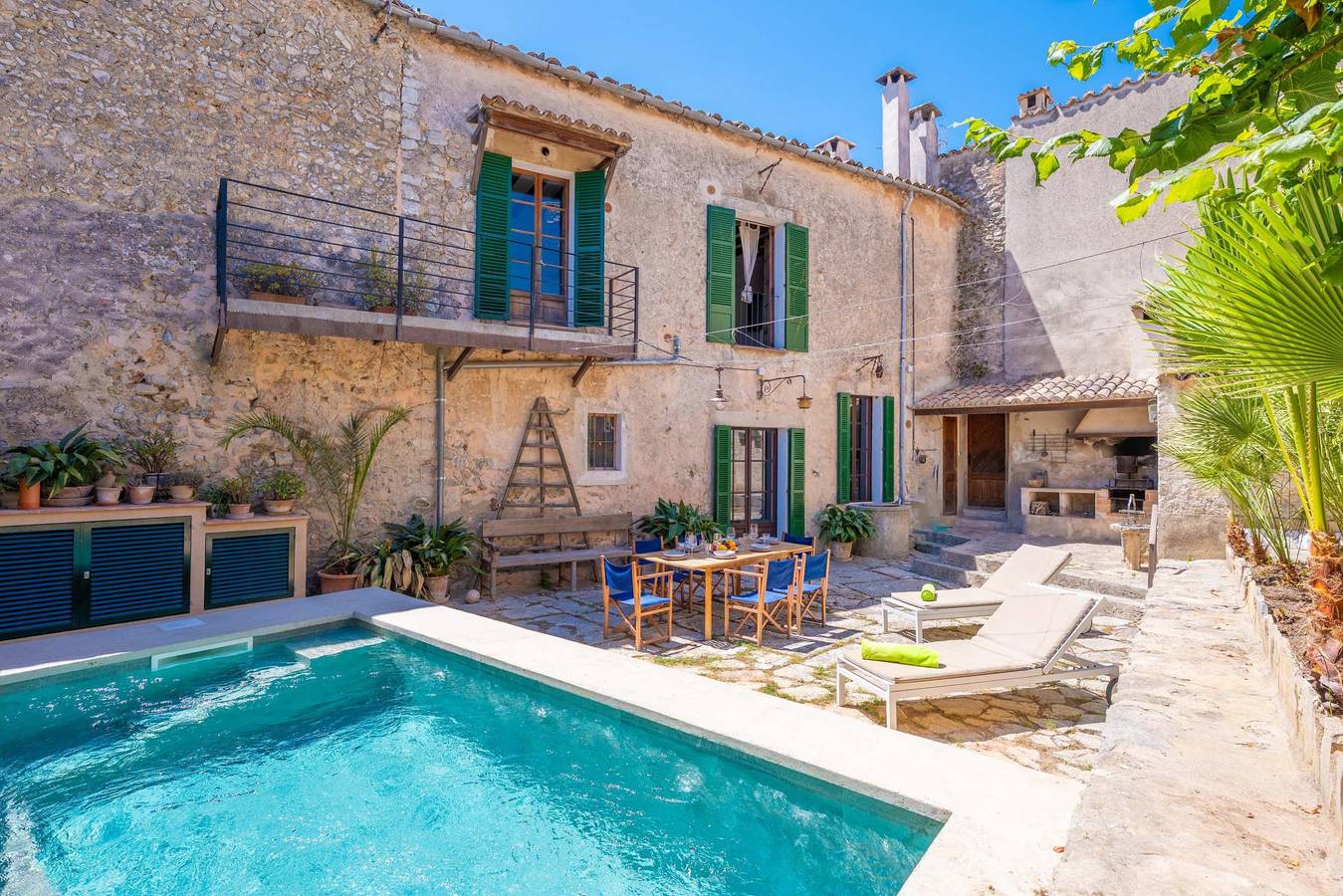 Casa Mallorquina Con Encanto - Rustikales Dorfhaus mit privatem Pool und kostenlosem Wlan in Mancor de la Vall, Mallorca Inselmitte
