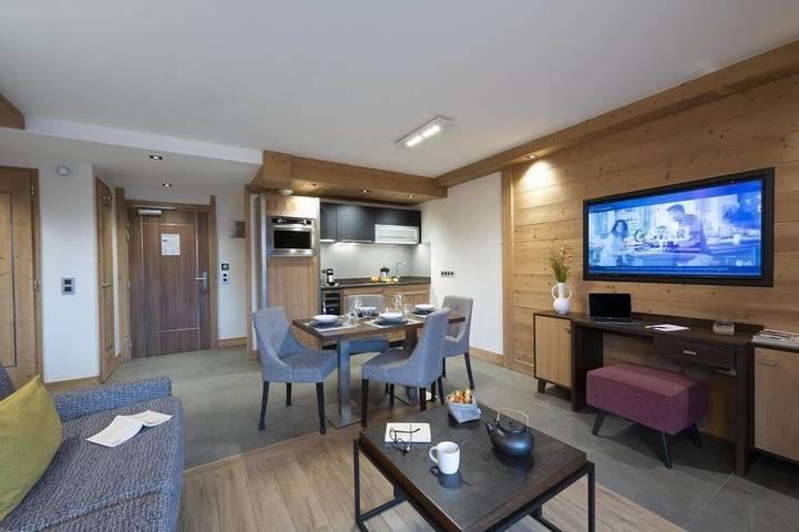 Appartement de vacances pour 4 personnes, avec Balcon et Jacuzzi ainsi que Piscine et Sauna