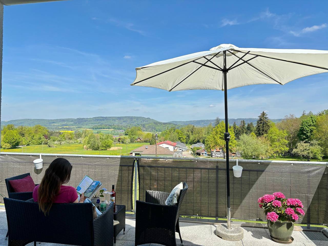 Ganze Wohnung, Ferienwohnung Panoramablick in Deggenhausertal, Region Bodensee-Oberschwaben