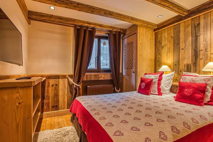 Ganze Wohnung, 112m² stilvolle Wohnung im Herzen von Courchevel, in Pistennähe, für 6 Personen in Courchevel 1850, Saint-Bon-Tarentaise
