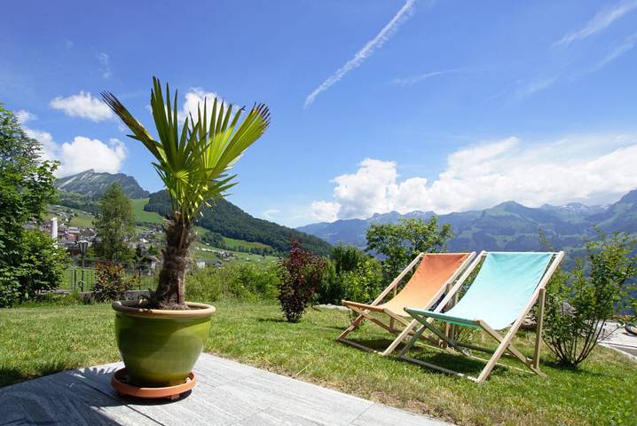 Ferienwohnung für 4 Personen, mit Ausblick