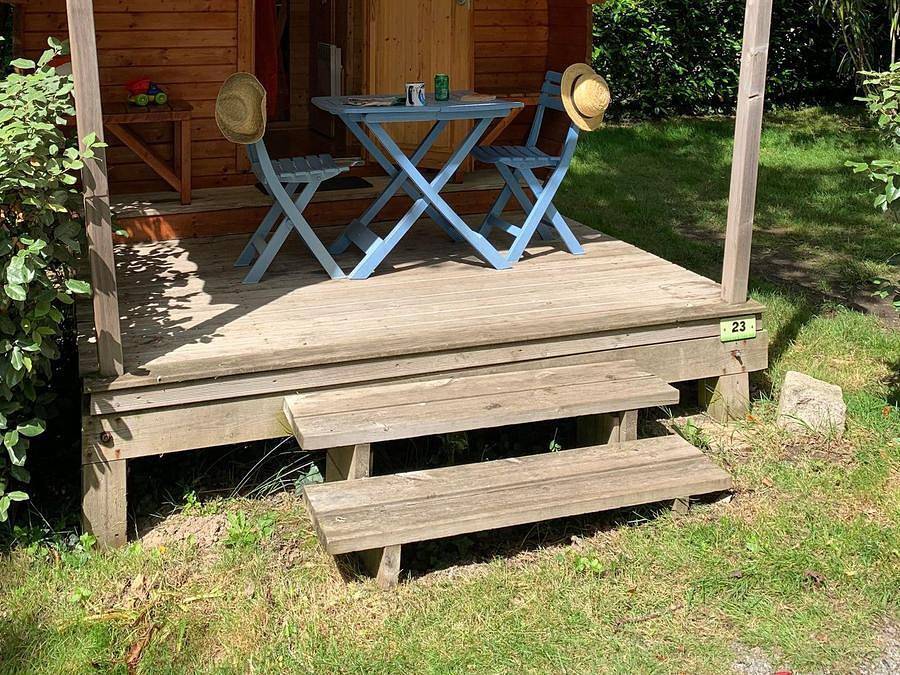 Camping L'Etang du Pays Blanc - Hébergement 3 personnes - Barel (sans douche) in Guérande, Côte d'Amour