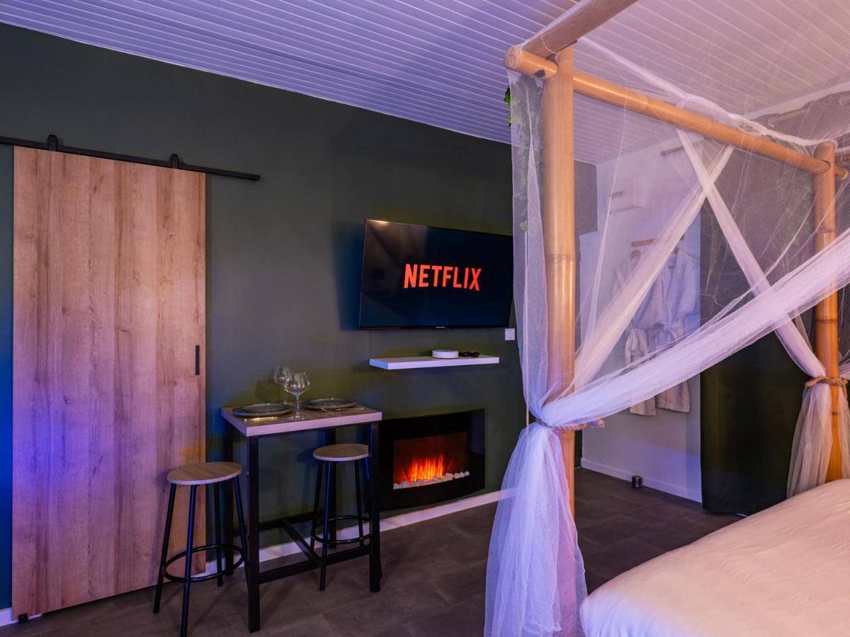 Appartement entier, Sault Tropical - Idéal couple - Balnéo Led - Vue parc & montagne - Wifi - Stationnement gratuit - 5min à pied des bars, restaurants & commerces in Sault, Parc naturel régional du Mont-Ventoux