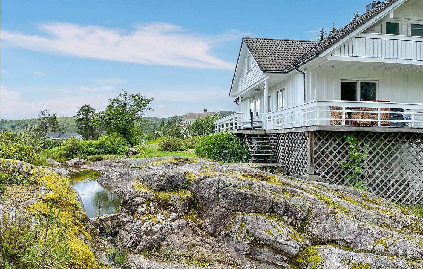 Ferienhaus für 8 Personen mit Garten in Audnedal