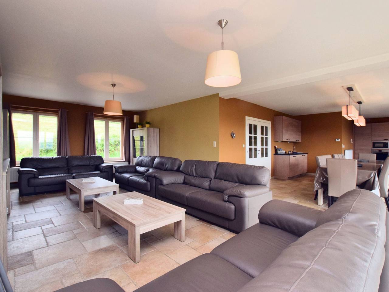 Blick auf das Maastal von Hastière in Hastière, Region Namur