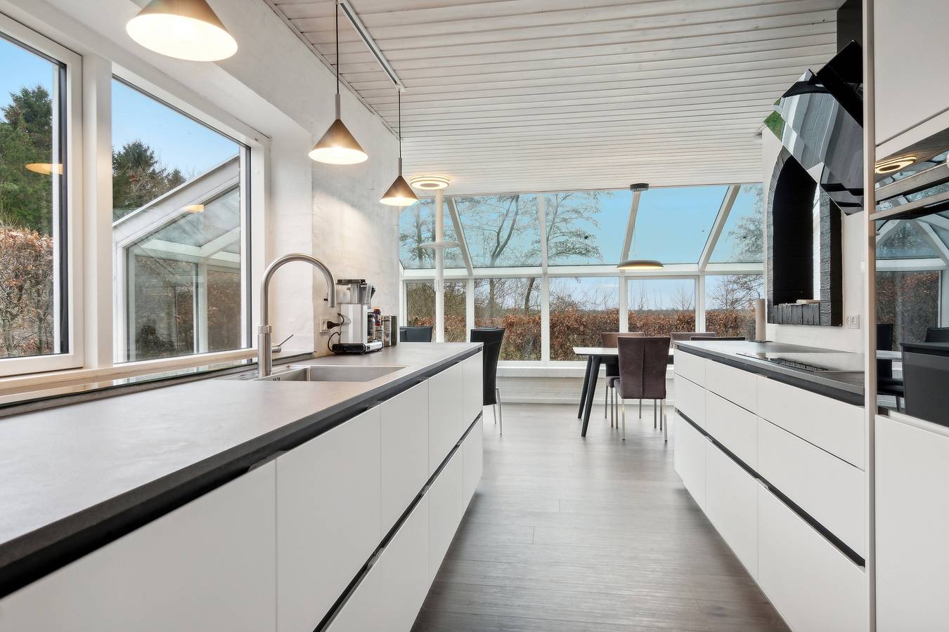 Stadthaus mit der Natur als Nachbar in Ikast-Brande
