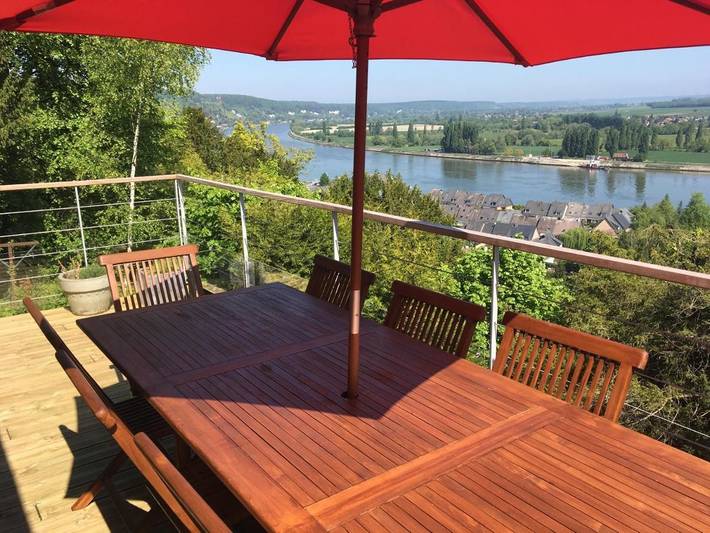 Maison de vacances pour 2 personnes, avec Balcon ainsi que Terrasse et Vue