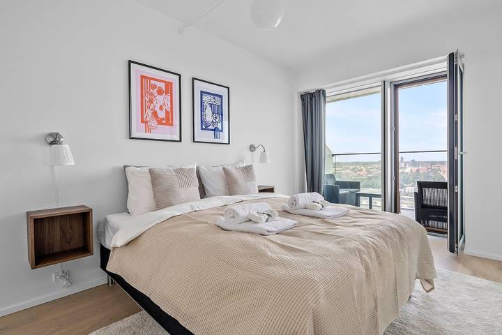 Gîte pour 6 personnes, avec jardin ainsi que balcon et vue sur le lac, adapté aux familles à Aarhus - 2
