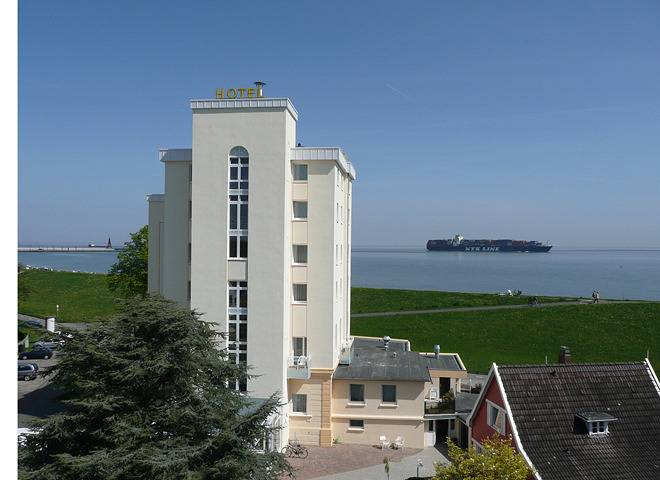 Seehotel Neue Liebe - Einzelzimmer Seeblick in Döse, Cuxhaven