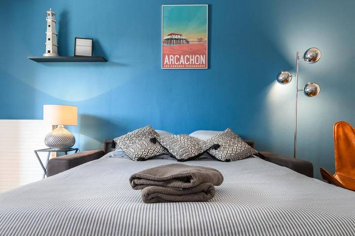 Gîte pour 4 personnes, avec balcon dans Gare D Arcachon - 3