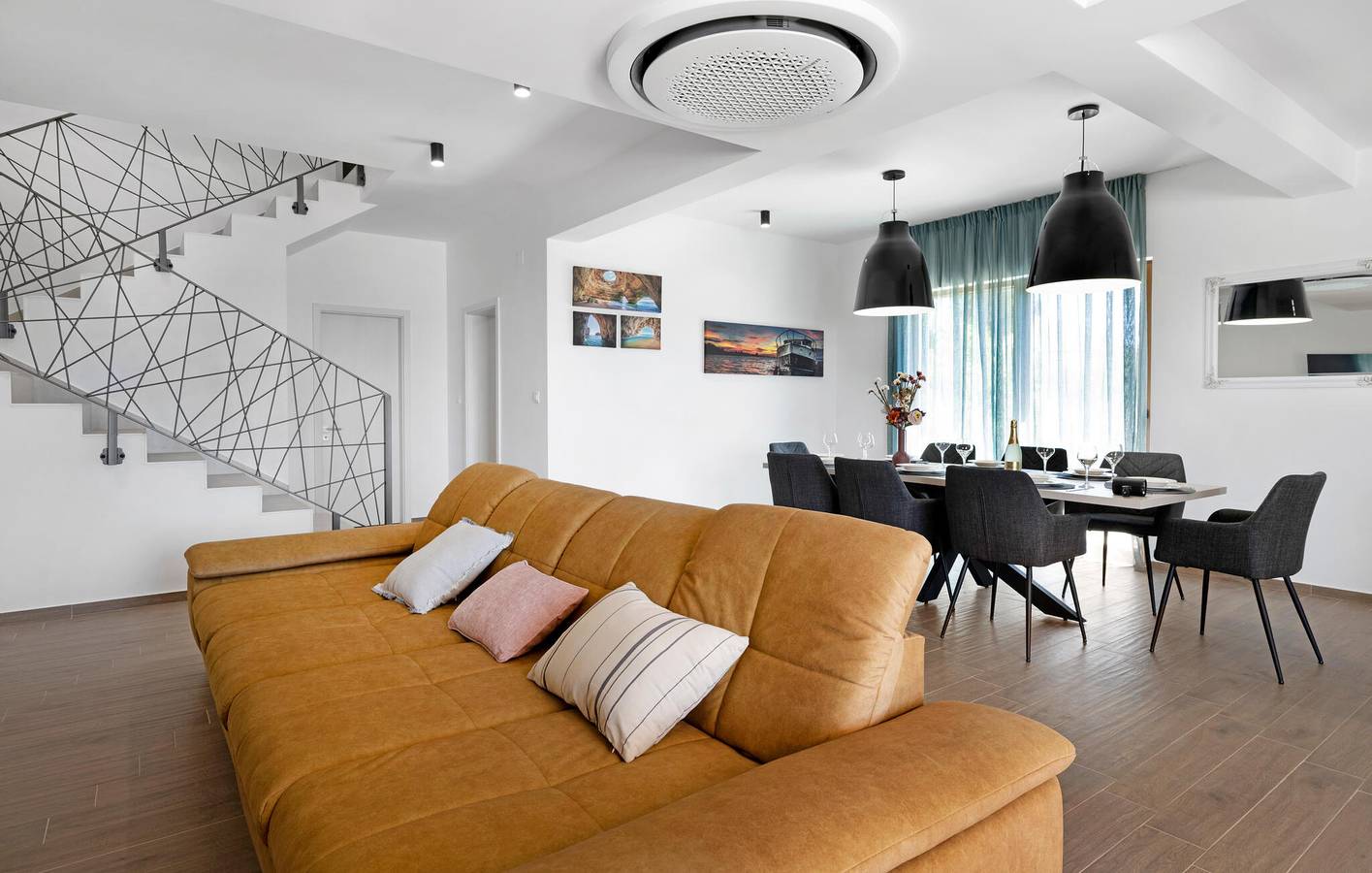 Modern, 2 km vom Strand entfernt: 1-Zimmer-Wohnung mit Pool, WLAN und Terrasse in Zaboric, Šibenik-Knin