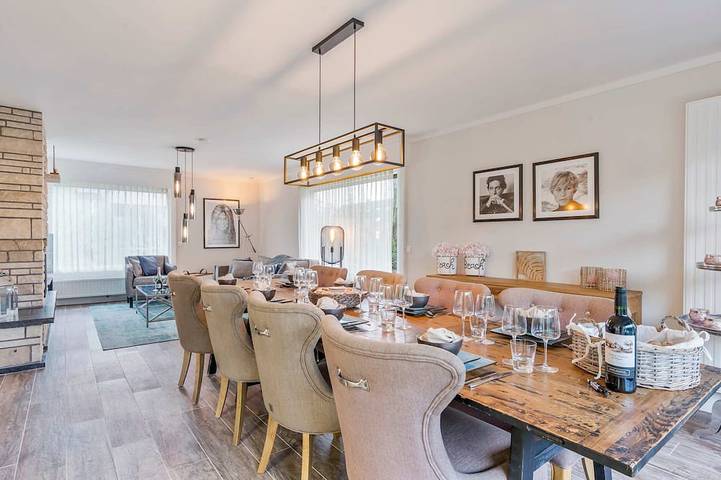 Bungalow für 8 Personen, mit Balkon und Garten in Belgische Küste