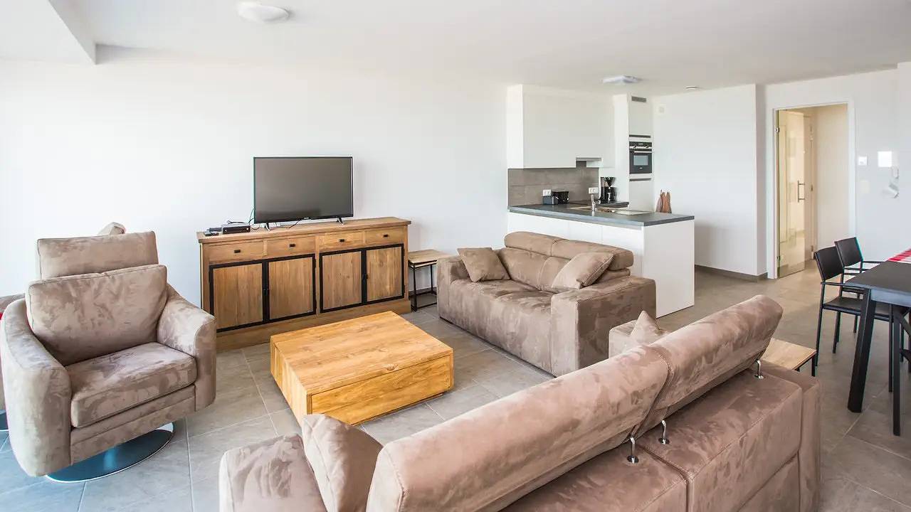 Appartement de vacances entier, Appartement de vacances pour 6 personnes avec terrasse in Middelkerke, Côte belge