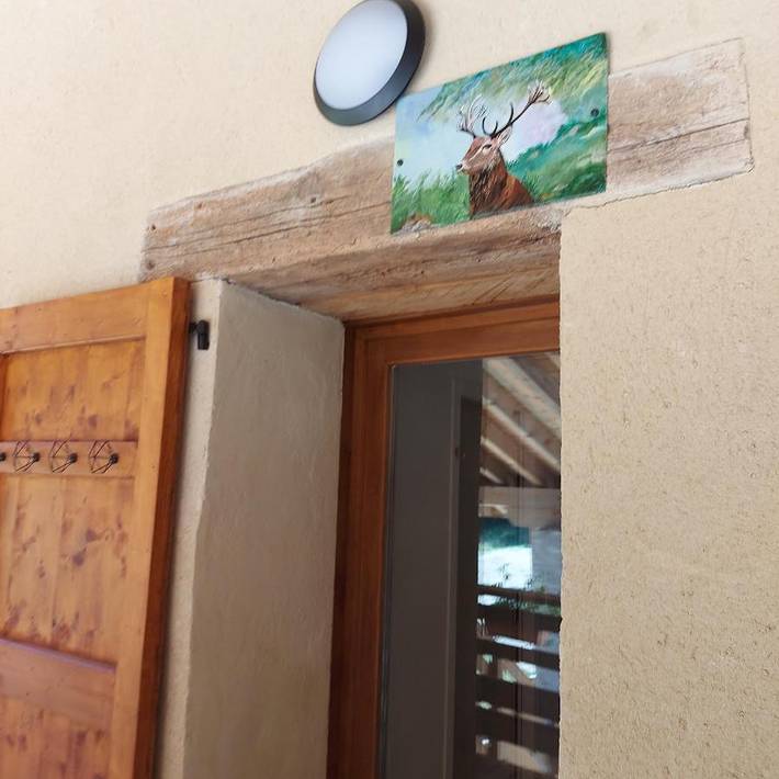 Appartement de vacances pour 4 personnes, avec jardin ainsi que sauna et vue, animaux acceptés