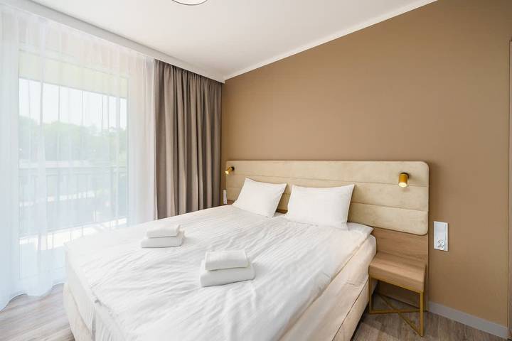 Studio für 3 Personen, mit Balkon/Terrasse und Pool - 1