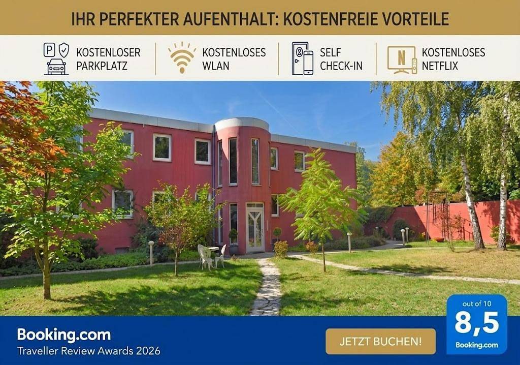 Ganze Wohnung, Residence Moai - Gardenview - Business Travel - kostenloser Parkplatz, Glasfaser, Waschtrockner, Smart Tv, Qbo Essential, ergonomischer Schreibtisch in Erlangen, Franken