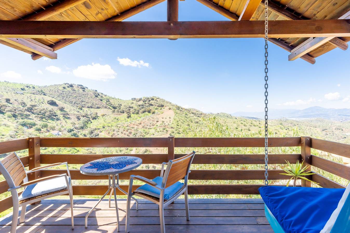 Ferienhaus „Finca Las Nuevas Casa Sofia“ mit Bergblick, Pool, Whirlpool, Wlan, Terrasse und Garten in Álora, Málaga Provinz
