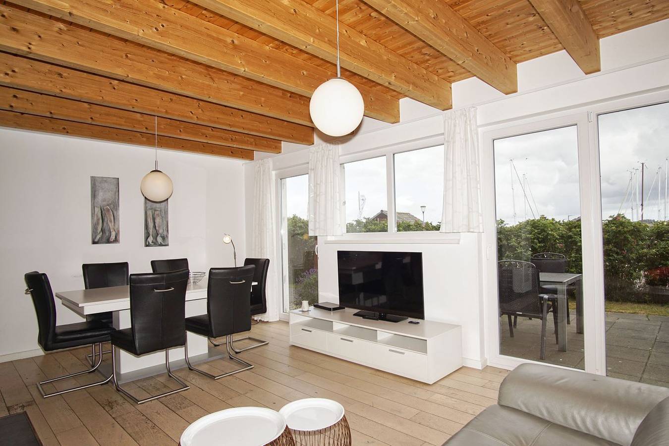 Hafennahes Ferienhaus mit Terrasse und Meerblick - Ferienhaus Timpete Steuerbord in Gager, Mönchgut
