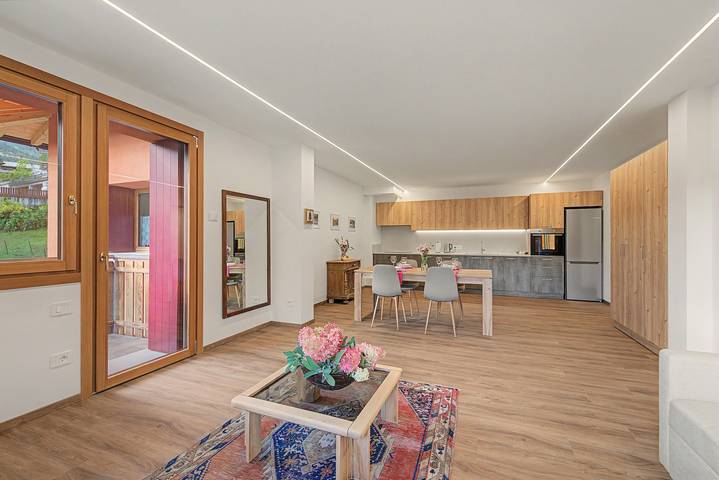 Hel lejlighed, Ferielejlighed for 5 personer med balkon in Forno di Zoldo, Val di Zoldo