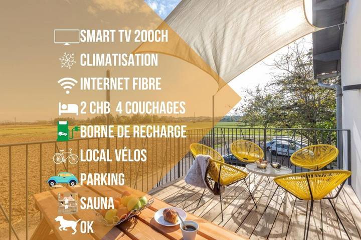 Maison de vacances pour 6 personnes, avec jardin ainsi que vue et sauna - 1
