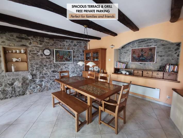 Ferienhaus für 7 Personen, mit Ausblick und Garten - 1