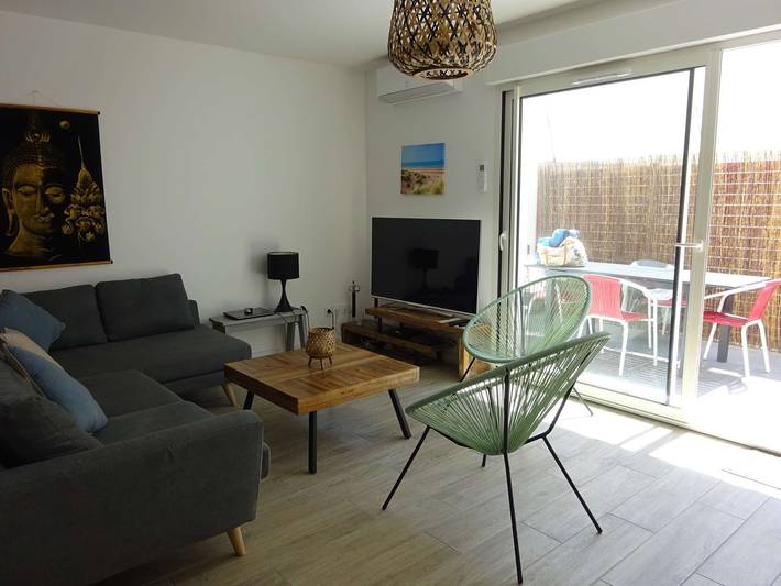 Gîte pour 6 personnes, avec terrasse dans Biscarrosse Plage - 2