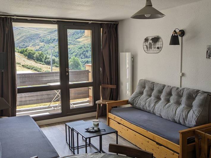 Location de vacances pour 5 personnes, avec balcon dans Les Menuires