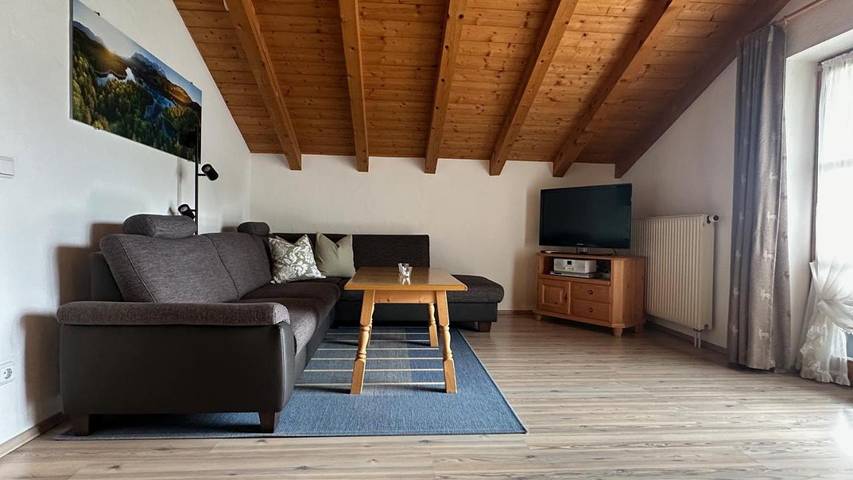 Ferienwohnung für 2 Personen, mit Sauna und Ausblick sowie Balkon in Wallgau - 3