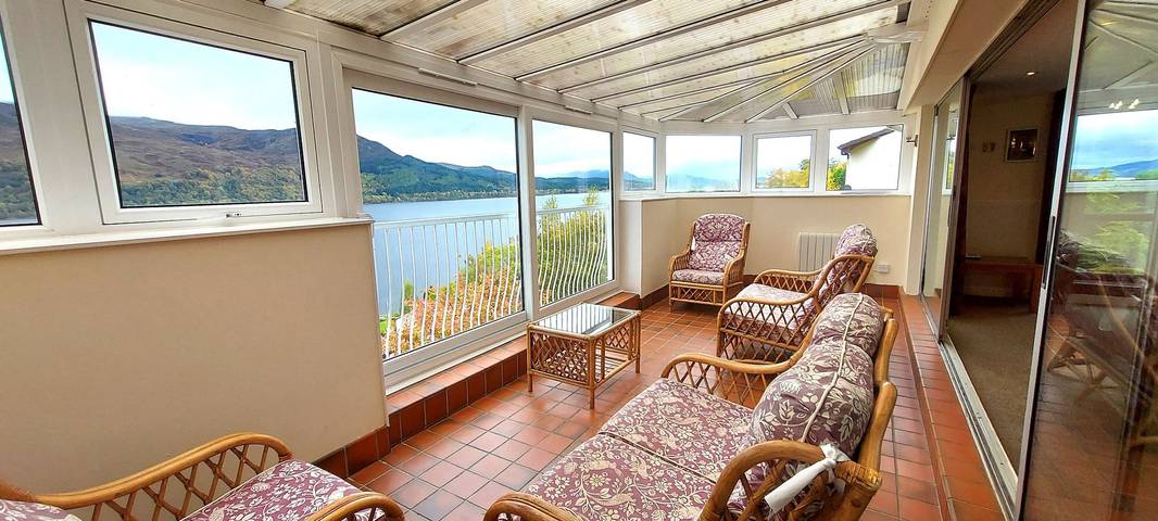 Ferienhaus für 6 Personen, mit Balkon und Garten sowie Sauna in Schottland