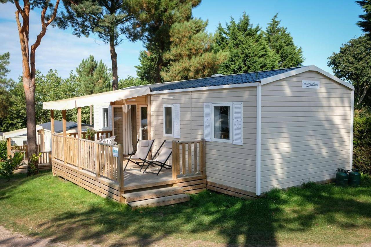 Mobil Home Xxl 4 chambres - Camping Le Barberousse in Gruissan (Ville), Gruissan