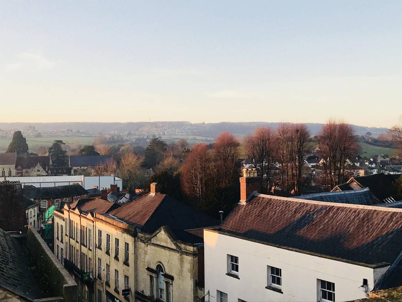 Ganze Wohnung, Windows Over Stroud Penthouse apartment with views in Stroud, Gloucestershire