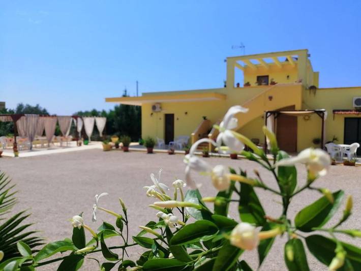 B&b per 2 persone, con panorama e giardino, adatto a famiglie con bambini in Tuglie