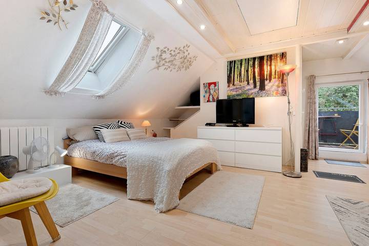Estudio entero, Estudio « Beinheim Agréable 45 m² » con balcón y Wi-Fi in Beinheim, Región de Wissembourg