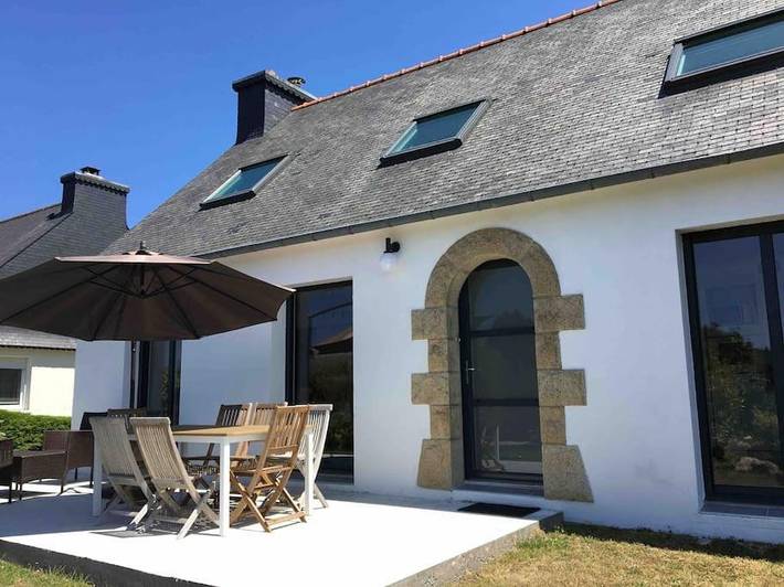 Ferienhaus für 10 Personen, mit Terrasse und Garten in Trédrez-Locquémeau
