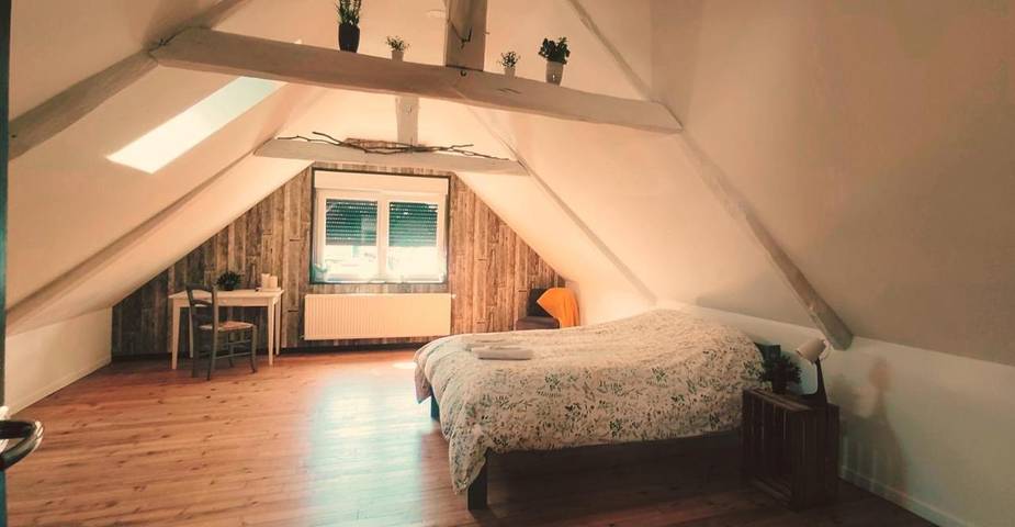 Cottage pour 2 personnes, avec jardin dans Bertry