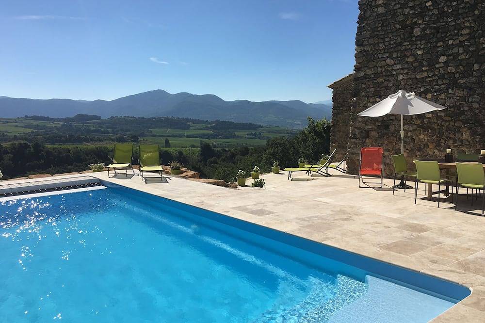 Grange en pierre magnifiquement restaurée avec piscine privée / superbes vues sur les vignobles / Mont Ventoux in Vinsobres, Région de nyons