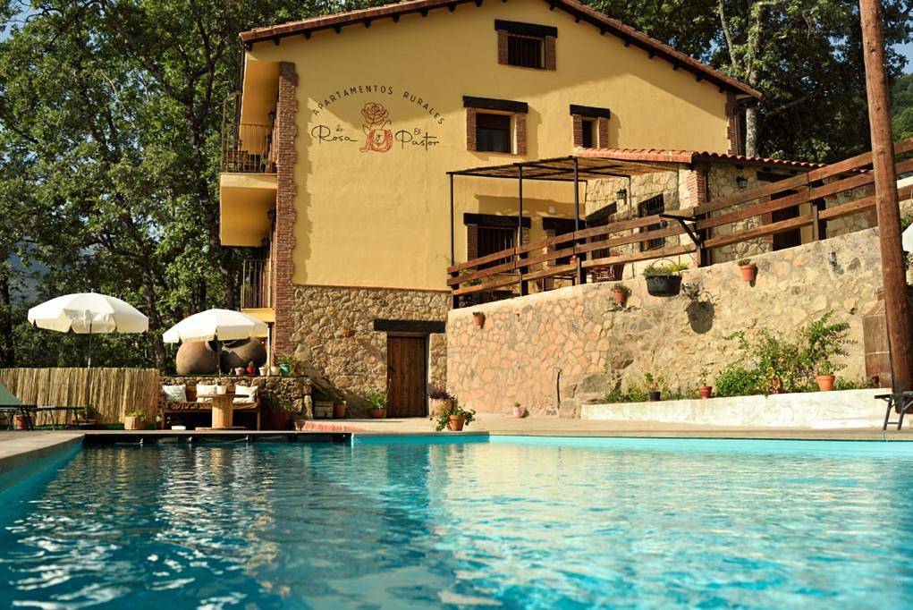 Geheel appartement, Apartamentos La Rosa y El Pastor in Guijo de Santa Bárbara, Cáceres en omgeving