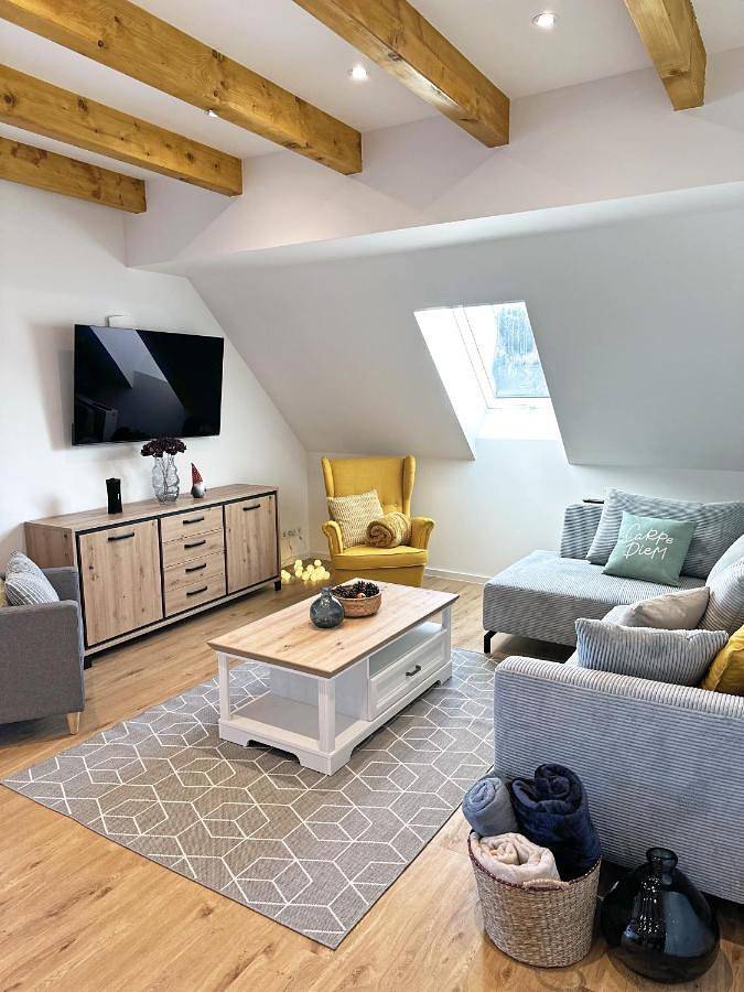 Ferienwohnung für 4 Personen, mit Balkon und Terrasse sowie Seeblick und Ausblick in Buntenbock - 3