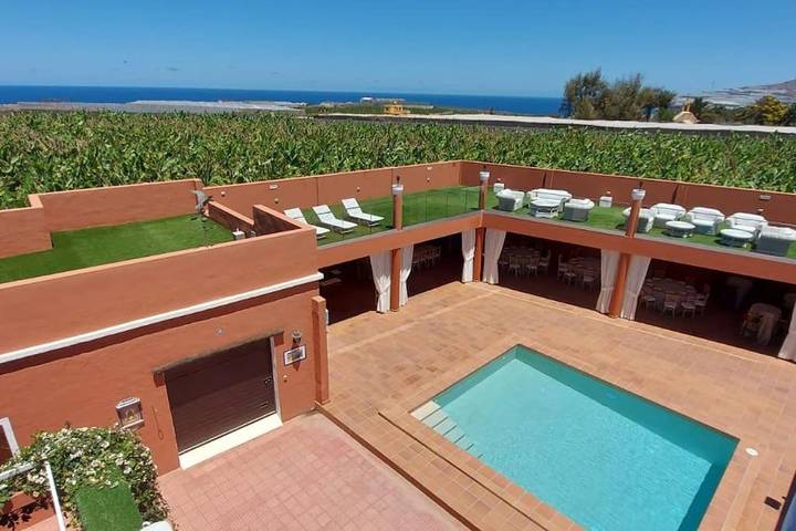 Casa rural para 16 personas, con Terraza y Piscina en Gáldar - 2