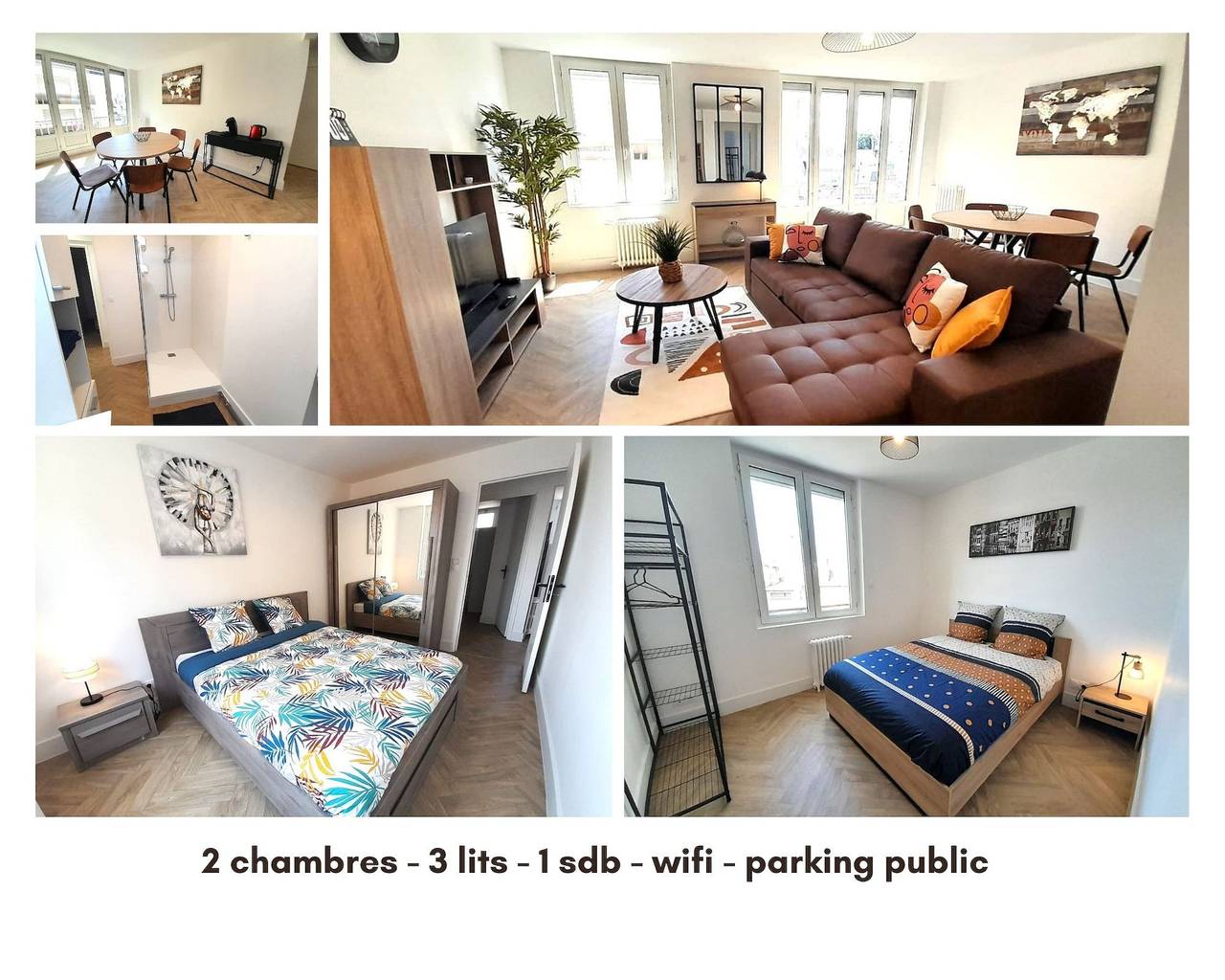 Entire apartment, Chagnon 4 in Châteauroux, Châteauroux region
