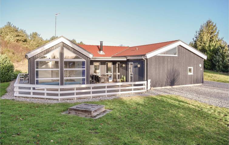 Ferienhaus für 8 Personen, mit Sauna und Pool sowie Terrasse und Whirlpool in Lyngsbæk Strand - 3